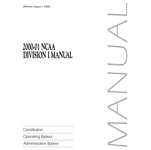 2000-01 NCAA Division I Manual