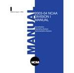 2003-04 NCAA Division I Manual