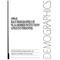 1999-00 Race Demographics of NCAA Member Institutions' Athletics Personnel