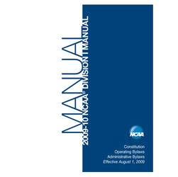 2009-2010 NCAA Division I Manual