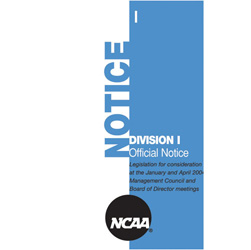 Division I Official Notice