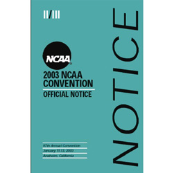 Division III Official Notice