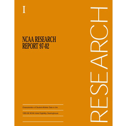 NCAA Research Report 97-02 - A Longitudinal Analysis of NCAA Division I Graduation Rates Data