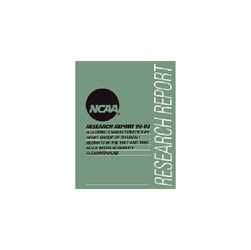 NCAA Research Report 99-03 - A Longitudinal Analysis of NCAA Division I Graduation Rates Data