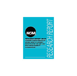 NCAA Research Report 99-05 - A Longitudinal Analysis of NCAA Division I Graduation Rates Data