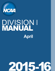 2015-2016 NCAA Division I Manual