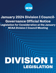 January 2024 Division I Official Notice